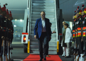 German Chancellor Merz arrives in India on first visit