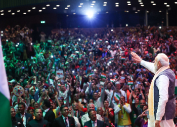 PM Modi addresses the Indian Diaspora in the Netherlands