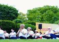 EAM Jaishankar Performs Yoga at Nehru Park, New Delhi