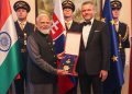 Slovakia Confers Its Highest State Honour Upon PM Modi