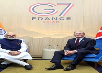 Prime Minister’s meeting with Prime Minister of UK on the sidelines of the G7 Summit