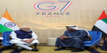 PM meets President of the United Arab Emirates on the sidelines of the G7 Summit