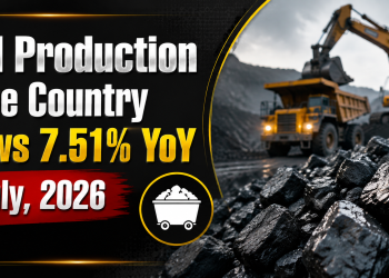 Coal Production in the Country Grows 7.51% YoY in July, 2026