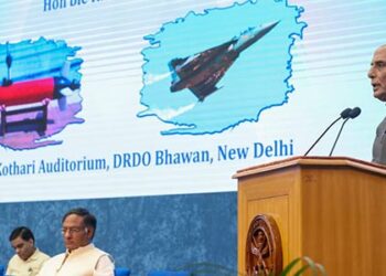 Defence Minister Rajnath calls upon industry leaders to help India become a ‘leader’ from an ‘imitator’ in futuristic technologies