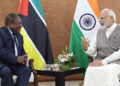 PM Modi holds a bilateral meeting with President of Mozambique H.E Mr. Filipe Nyusi