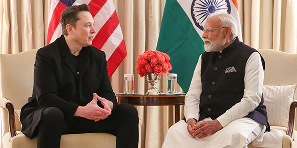 PM highlights potential for bilateral technology cooperation in conversation with Elon Musk
