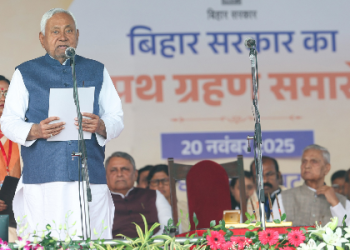 Nitish Kumar Takes Oath As Bihar CM For The 10th Time