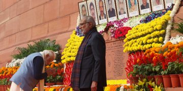 Prime Minister Pays Tribute to the Martyrs of the 2001 Parliament Attack