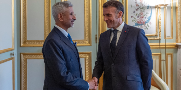 S Jaishankar Meets French President Emmanuel Macron