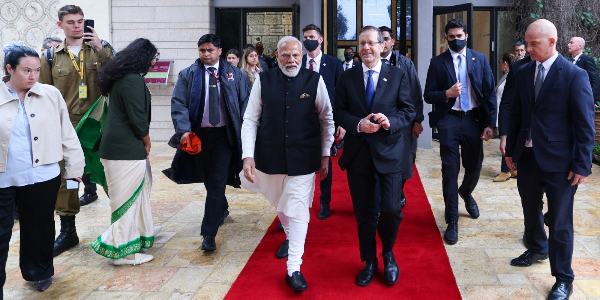 India and Israel exchange multiple MoUs in several areas