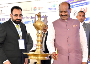 Lok Sabha Speaker Om Birla addresses the Water Transversality Global Awards and Conclave 2026 in New Delhi