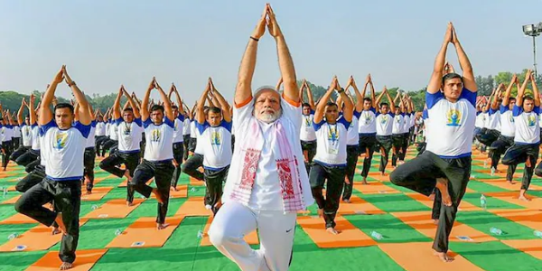 PM shares an article on how Yoga has evolved from a traditional wellness practice to an evidence-based approach to health and well-being