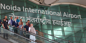 PM Modi inaugurates Noida International Airport Phase I at Jewar