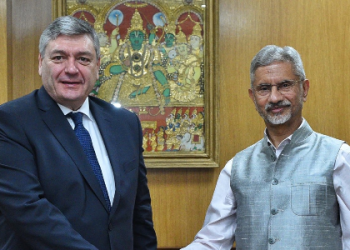 EAM Dr S Jaishankar meets Deputy Foreign Minister of Russia Andrey Rudenko