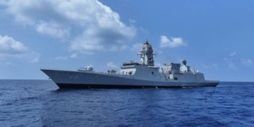 Indian Navy’s latest stealth frigate ‘INS Taragiri’ commissioned in Visakhapatnam