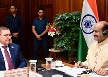 INDIA–RUSSIA PARLIAMENTARY TIES SET TO DEEPEN THROUGH RENEWED DIALOGUE AND COOPERATION: LOK SABHA SPEAKER