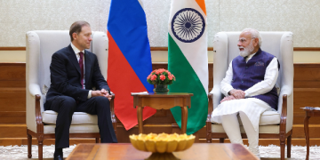 First Deputy PM of Russia calls on PM Modi in New Delhi