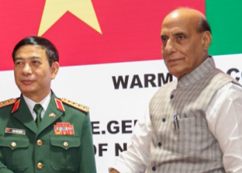 Raksha Mantri congratulates General Phan Van Giang on his appointment as Deputy PM & Defence Minister of Vietnam