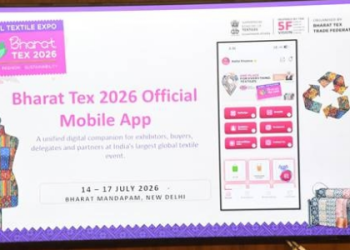 India’s Global Textile Event “Bharat Tex” to be held from 14th to 17th July, App launched