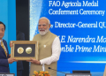 PM Modi receives FAO’s highest honour: Agricola Medal