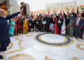PM Modi greeted with splendid musical performance in Rome