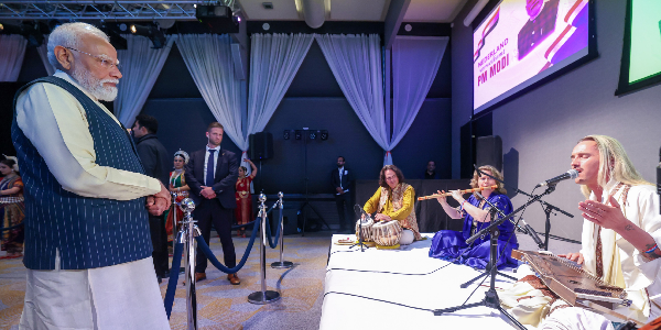 PM Modi receives grand welcome from Indian diaspora in Hague