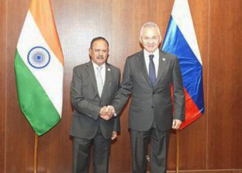 NSA Doval Meets Russian Security Chief Shoigu at BRICS