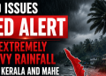 IMD issues red alert for extremely heavy rainfall over Kerala and Mahe