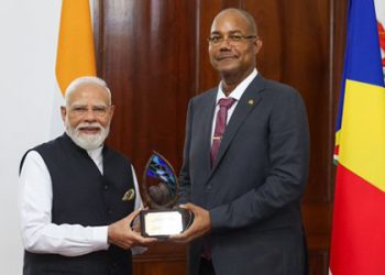 PM Modi Conferred Seychelles’ Highest Honour ‘Guardian of the Blue Horizon’