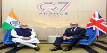 Prime Minister’s meeting with Prime Minister of UK on the sidelines of the G7 Summit
