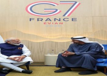 PM meets President of the United Arab Emirates on the sidelines of the G7 Summit