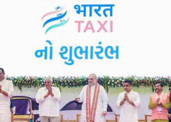 Union Home Minister Amit Shah today launched Bharat Taxi for Gujarat from Gandhinagar