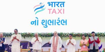 Union Home Minister Amit Shah today launched Bharat Taxi for Gujarat from Gandhinagar
