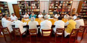 Congress holds CPP meeting ahead of Monsoon Session