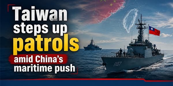 Taiwan steps up patrols amid China’s maritime push