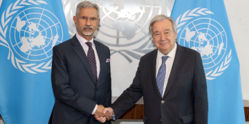 EAM Dr S Jaishankar Meets UN Secretary-General Antonio Guterres