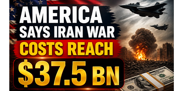 America says Iran war costs reach $37.5 bn