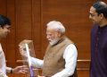  PM Modi Interacts With Skyroot Aerospace Founders After Vikram-1 Success