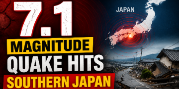7.1 magnitude quake hits Southern Japan