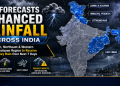 IMD Forecasts Enhanced Rainfall Across East, Northeast India and Western Himalayan Region Over Next 7 Days