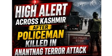 High alert across Kashmir after policeman killed in Anantnag terror attack