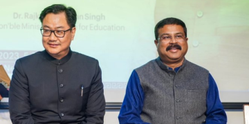 Union Minister Kiren Rijiju lauds Dharmendra Pradhan’s contribution to education reforms