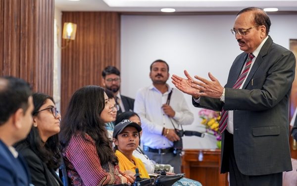 CJI interacts with Persons with Disabilities at Supreme Court premises