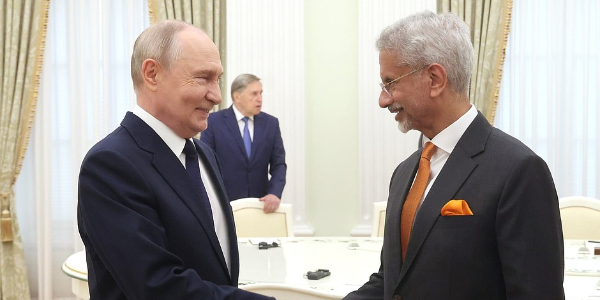 EAM Jaishankar meets Russian President Vladimir Putin