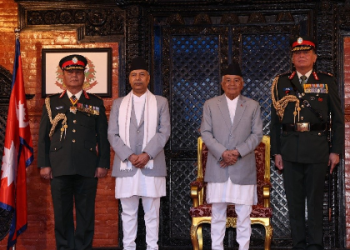 Indian Army Chief General Dhiraj Seth conferred Honorary Rank of General of Nepali Army by Nepal President