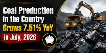 Coal Production in the Country Grows 7.51% YoY in July, 2026