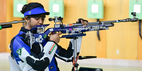 India win shooting silver in women’s 10m air rifle event