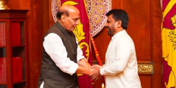 Rajnath Singh holds talks with Sri Lankan President Dissanayake