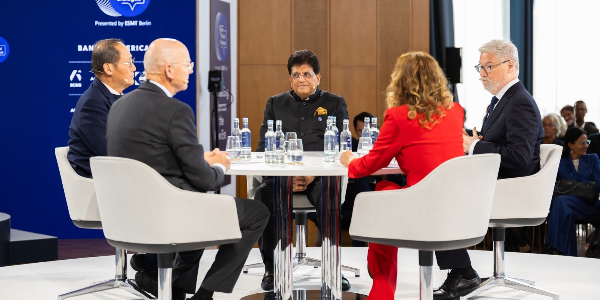 Piyush Goyal addresses roundtable at Berlin Global Dialogue